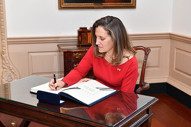 Entrer en relation avec Chrystia Freeland