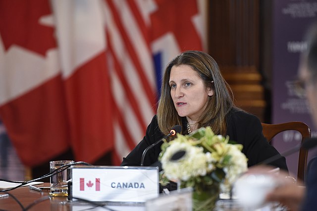 Joindre Chrystia Freeland